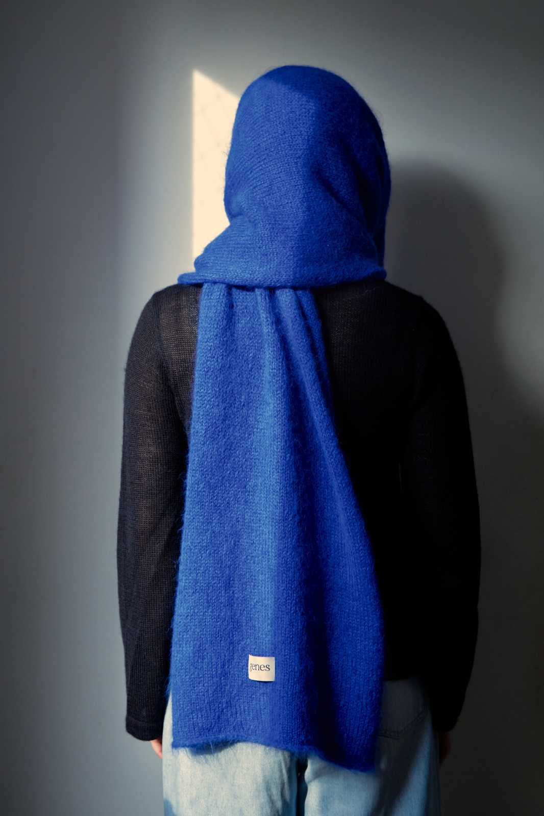 Tiyarik scarf blue