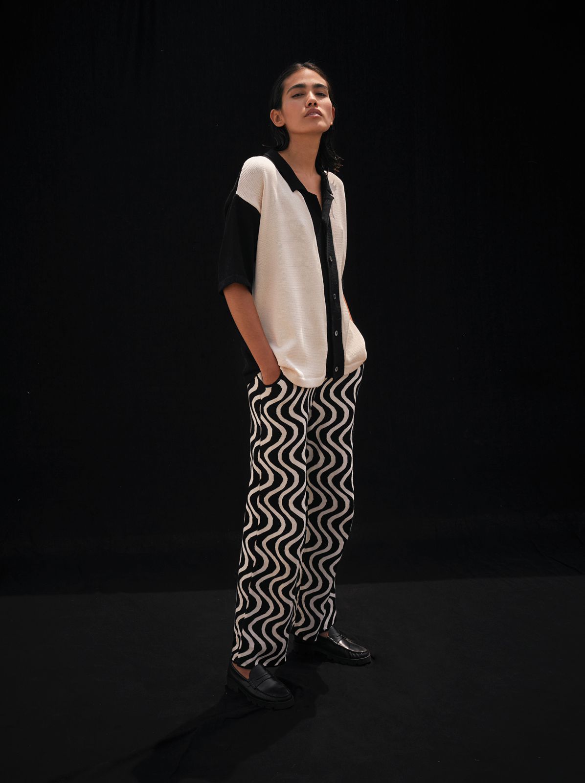GROOVY PANTS BLACK & WHITE