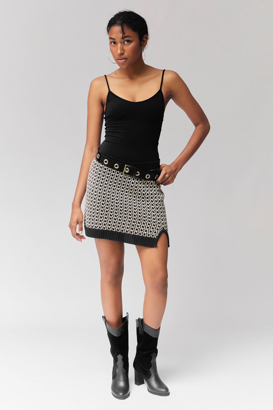 INA skirt checkered